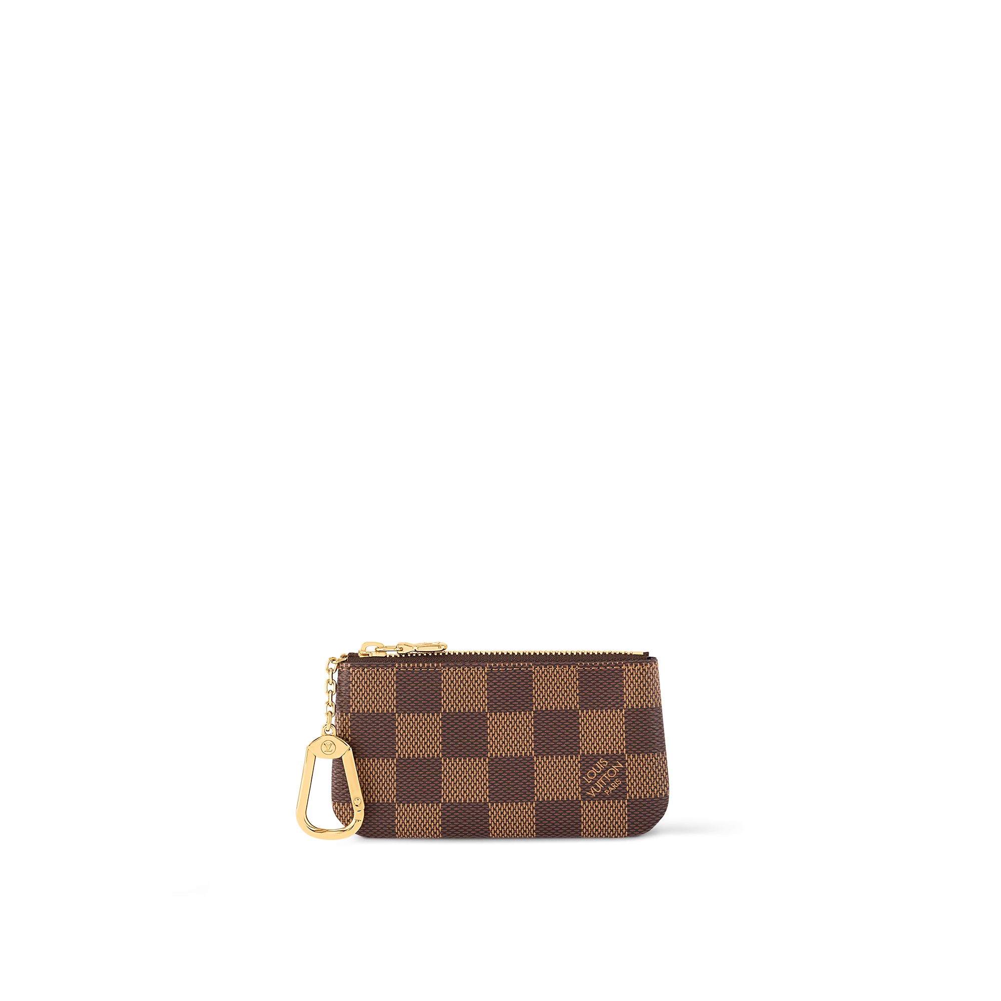 Pochette cles damier graphite best sale